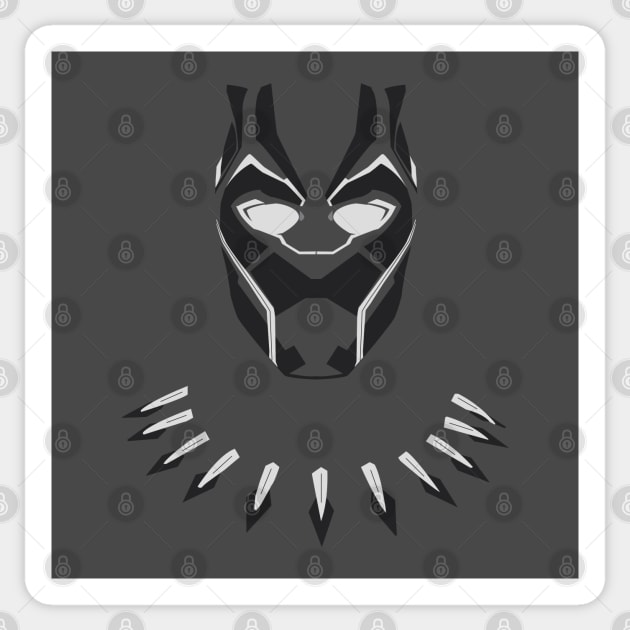 Black Panther Sticker by rahalarts